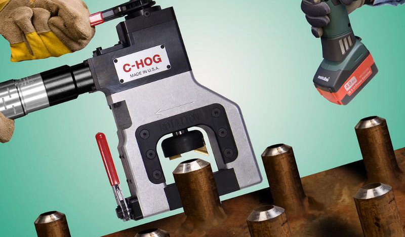 Esco Tool’s Tube Weasel and C-Hog beveling tools provide ID, OD clamping